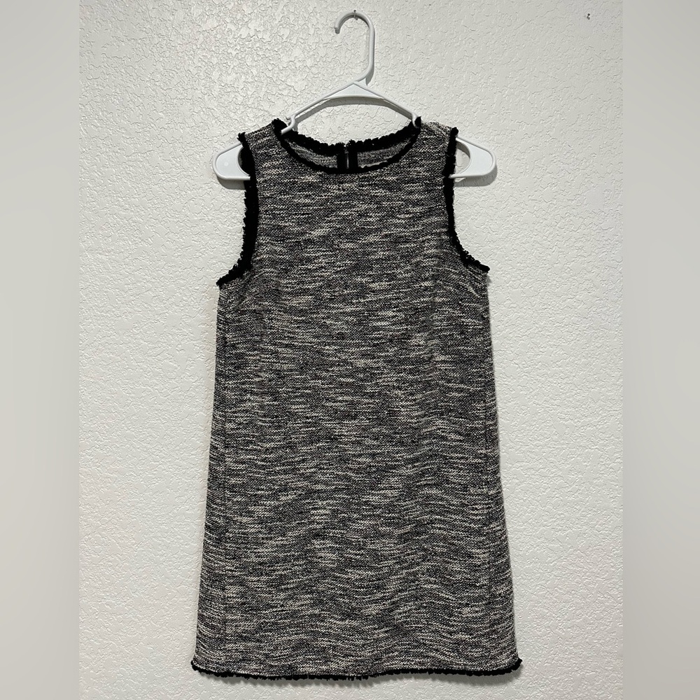 LOFT Gray Sleeveless Dress S